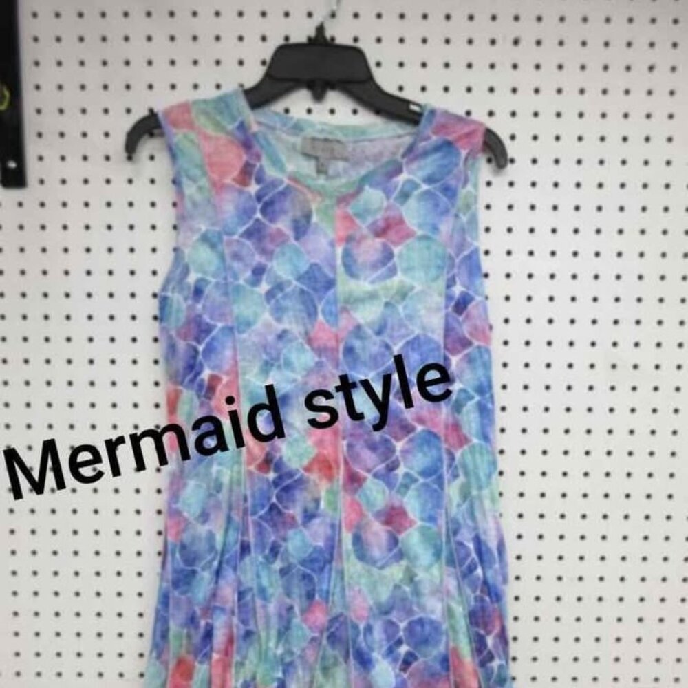 Brand New Mermaid patterned Summer dress by KLEIO